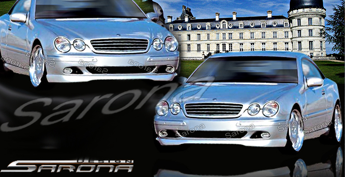 Custom Mercedes CL  Coupe Front Lip/Splitter (2000 - 2006) - $350.00 (Part #MB-023-FA)